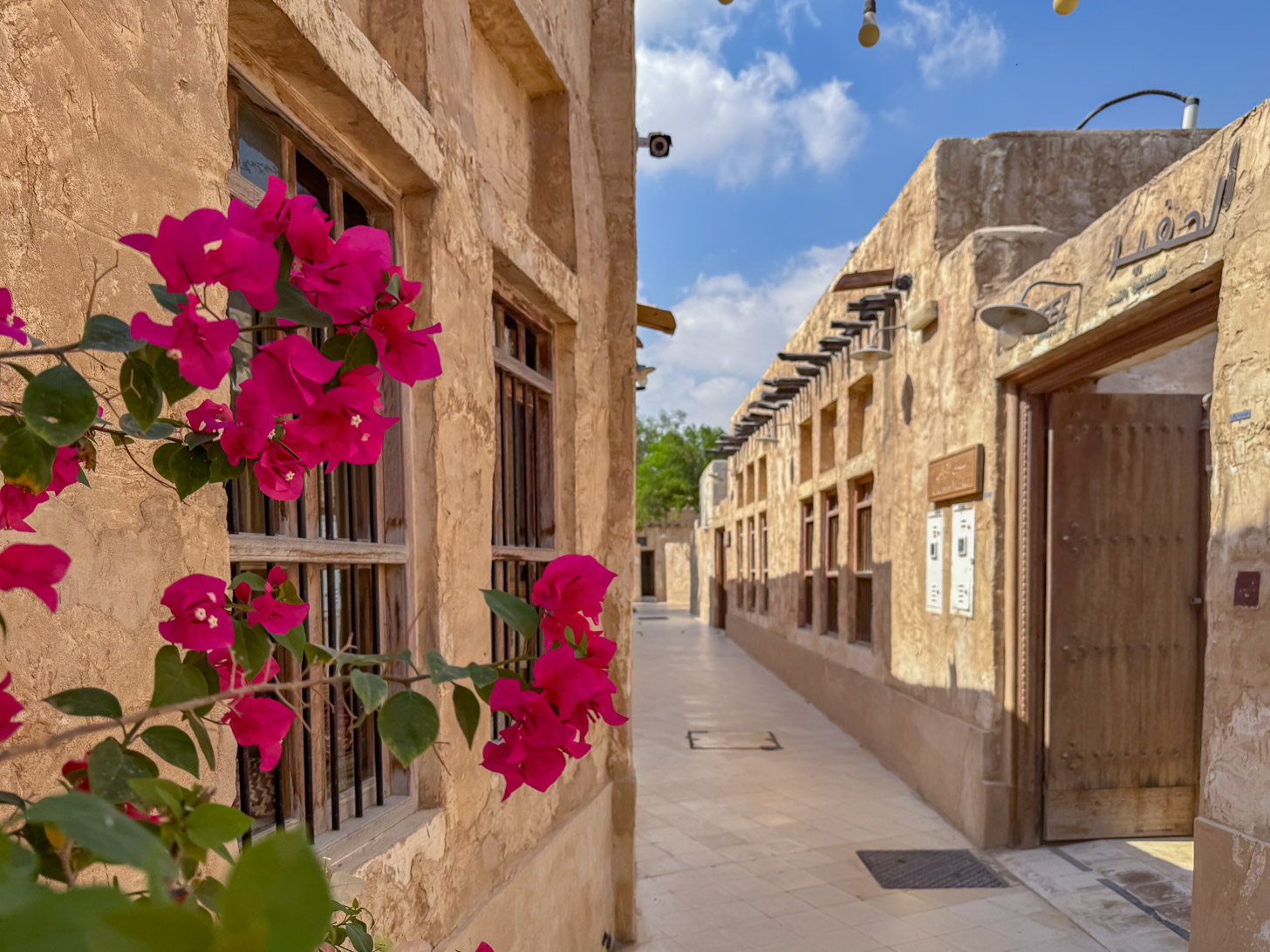 bloemrijke setting in Qatar